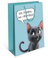 Пакет подарочный 33*43*10см обнимашки