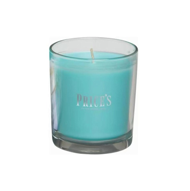 Свеча в стакане Prices 170гр, аромат Прибрежный бриз