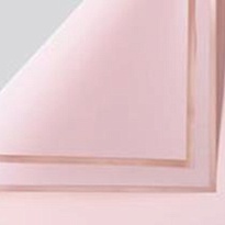 Пленка матовая 58*58см с золотой каймой 20 листов розовый 
