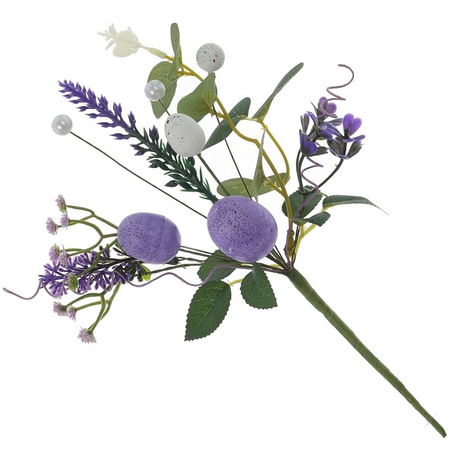 Ветка искусственная Пасхальная h24см 