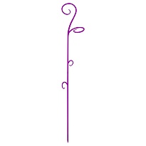 Держатель для орхидей h61см Вьюн пластик фиолетовый 