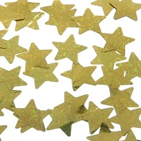 Конфетти Звездочки голограмма 15г золотой