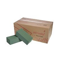 Пена Флористическая Лаки Нормал для жив/цветов кирпич 23*11*8см 1шт, зеленый