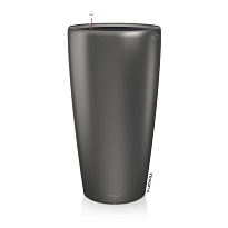 Кашпо Lechuza Рондо 32, автополив, антрацитовый d32 h56см
