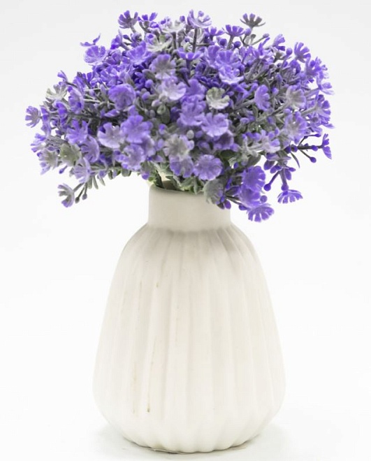 Цветы искусственные h19см фиолетовый