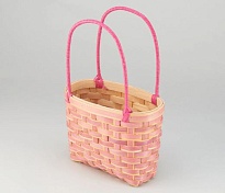 Корзина (секвойя) d24*h16*hh35см розовый