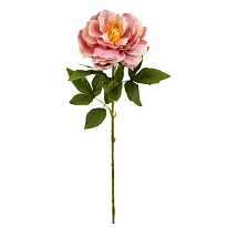 Пион одиночный искусственный h71см персиковый