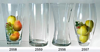 Ваза из стекла Люксембург ваза-конус d17 h30см 3,5л