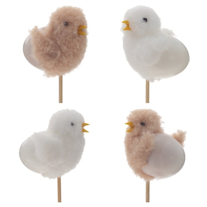 Вставка Цыпленок 5,5*4,5 h25см микс