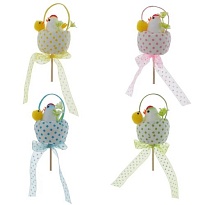 Вставка Яйцо Пасхальное h26см микс