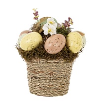 Композиция искусственная Пасхальная d15 h16см 