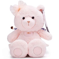 Мягкая игрушка KULT Медведь Эльза в юбке h25см персиковый 