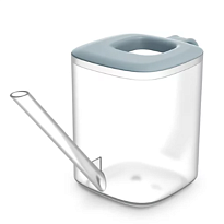 Лейка Tubi 1л пластик прозрачный серый