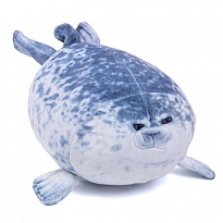 Мягкая игрушка Тюлень, h30см, синий