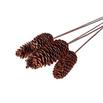 Вставка Шишка крупная коричневый