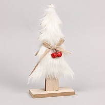 Изделие декоративное Ель 21*11*4,5см белый