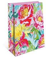 Пакет подарочный 18*23*10см Цветы