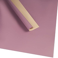 Пленка матовая 60*60см двухсторонняя Нужна и точка 20 листов сиреневый-светло-розовый