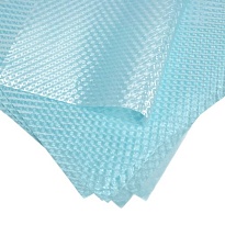 Пленка матовая 52*52см Bubble 10 листов голубой