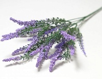 Зелень ветка искусственная колоски с обсыпкой h38см микс