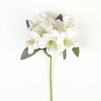 Альстромерия искуственная 1 ветка 7 голов h47см белый