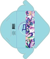 Конверт для денег сборный "С Днём Рождения", 8*17см, 5шт