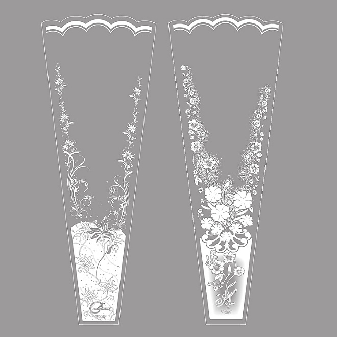 Пакет конус 30/35 рисунок/рисунок Крупа