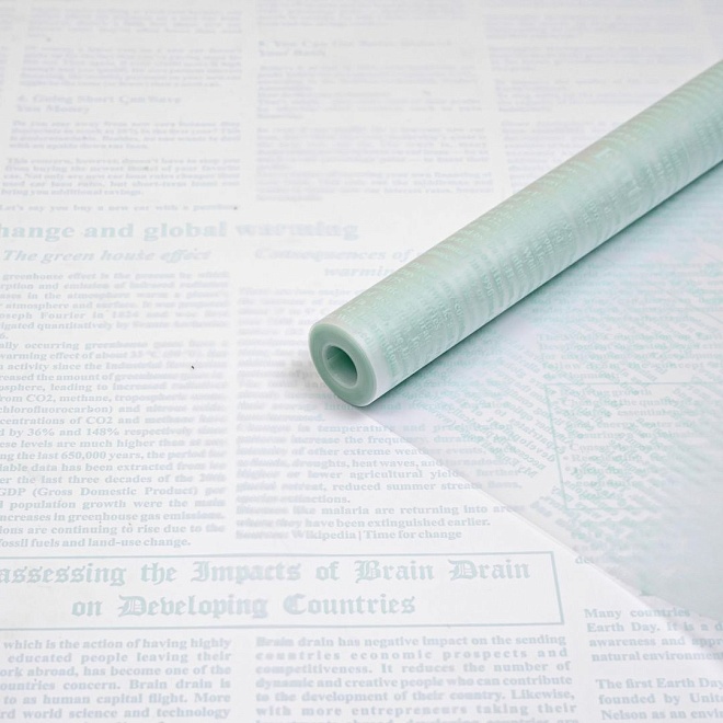 Пленка матовая 60см 200гр Газета деловая тиффани