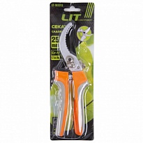 Секатор LIT 23*6см ручки металлические оранжевые 