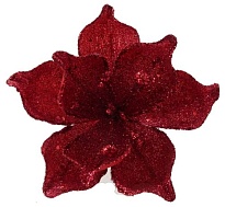 Магнолия на вставке d13см красный