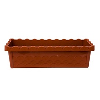 Ящик балконный Parad 50*18 h14см 16,2л пластик терракотовый