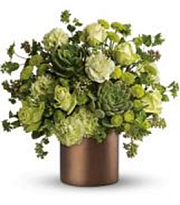 Ваза из стекла Трубка d20*h20см 5,1л металлик шоколадный