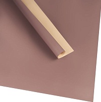 Пленка матовая 60*60см двухсторонняя Нужна и точка 20 листов фиолетовый-бежевый