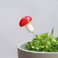 Фигурка для флорариума Грибочек Мухоморчик 3*25см