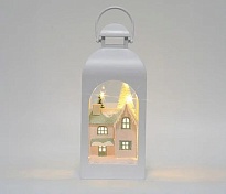 Композиция НГ светящаяся 8*8*20см белый