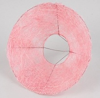 Каркас сизаль d25см светло-розовый