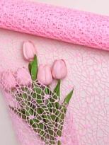 Сетка Крошет 50см*4,5м светло-розовый
