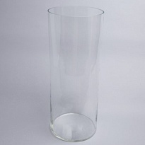 Ваза из стекла Трубка d20*h50см 