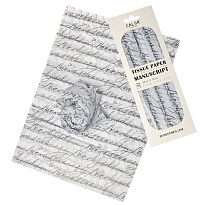 Тишью "Рукопись" 50*70см, 10л, черный