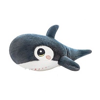 Мягкая игрушка Акула, h90см, тёмно-серый