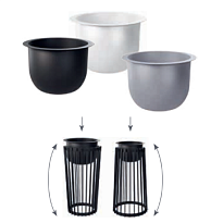 Вкладыш Form-Plastik Standy малый d24см пластик платина