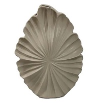 Ваза декоративная h36.5см керамика бежевый