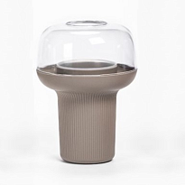 Кашпо Гумидарий d19 h20см 0,7л пластик серо-коричневый