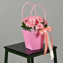 Композиция из хризантем "Розовый"