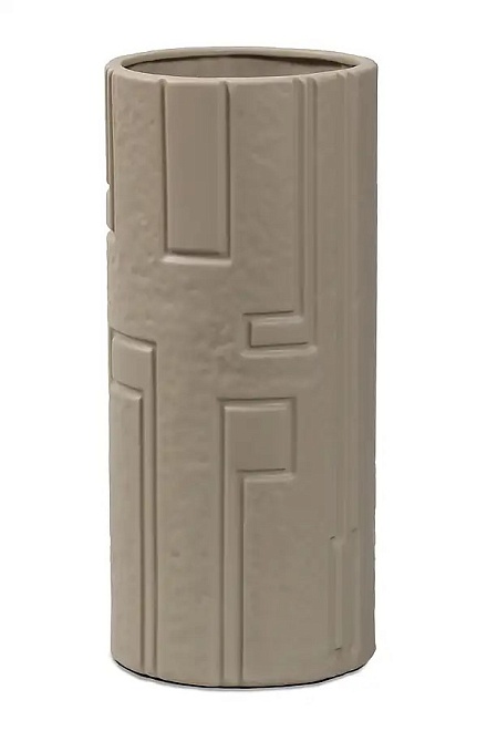 Ваза декоративная h31см керамика бежевый