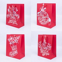 Пакет подарочный НГ 18*24*8см Голография