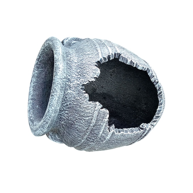 Кашпо уличное Амфора 45см керамика серый