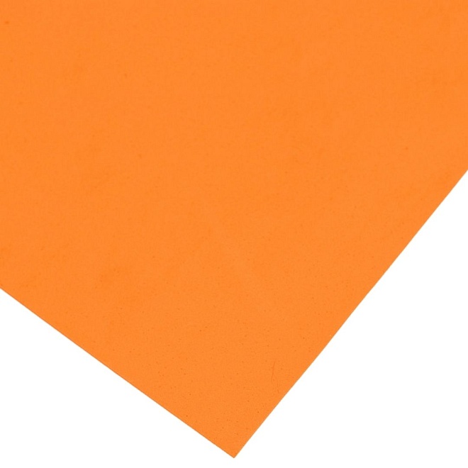 Фоамиран 60*70см 1мм оранжевый