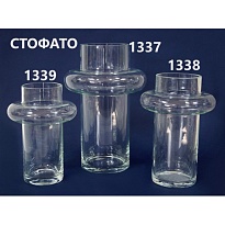 Ваза из стекла Стофато-2 d16,5*h22,5см 1,9л 