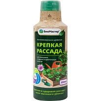 Удобрение органоминеральное Крепкая рассада БиоМастер 350мл 